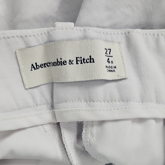 Abercrombie & Fitch White Wide-Leg Pants - Picture 2 of 2